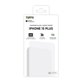 iPhone 15 Plus / 14 Plus - TUFF8 Tempered Glass with Installation Kit