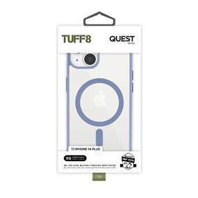 iPhone 14 Plus - TUFF8 Quest Rugged Case (Periwinkle)