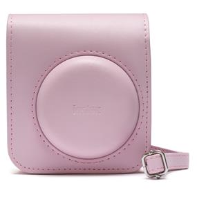 Fujifilm Instax Mini 12 Case (Blossom Pink) Stylish Compact Camera Carrying Case | Embossed INSTAX Logo | Adjustable Shoulder Strap