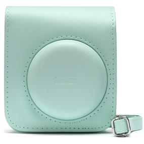 Fujifilm Instax Mini 12 Case (Mint Green) Stylish Compact Camera Carrying Case | Embossed INSTAX Logo | Adjustable Shoulder Strap
