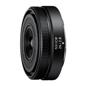 Nikon NIKKOR Z 26mm f/2.8 Camera Lens | Bright & Fast Aperture | Prime Fixed Focal Length | Pancake Slim & Flat Design | Z Mount Large Diameter Full Frame