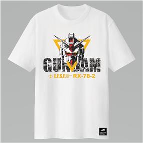 ASUS ROG T-Shirt GUNDAM EDITION - size XL (Limited Edition, Short Sleeve, 100% Cotton, Reflective Glow-In-The-Dark Print, Durable Rib Crew Neck) - (CT1007 ROG X GUNDAM/ACI/WH/XL//)