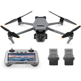 DJI Mavic 3 Pro Fly More Combo (DJI RC) | Professional Camera Drone | 4/3 CMOS Hasselblad | Dual Tele Cameras | Tri-Camera Apple ProRes Support | 43-Min Max Flight Time | Omnidirectional Obstacle Sensing | 15km HD Video Transmission