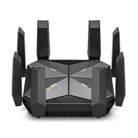 TP-Link (Archer AXE300) AXE16000 Quad-Band Wi-Fi 6E Router, Dual 10Gb Ports Wireless Internet Router, Gaming Router, Supports VPN Client, 2.5G WAN/LAN Port, 4 Gigabit LAN Ports