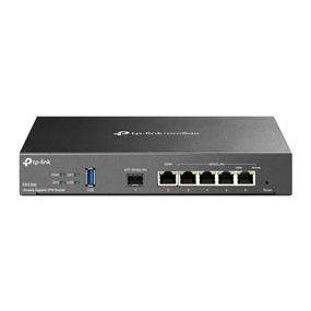 TP-Link (TL-ER7206) Routeur VPN Omada SafeStream Gigabit Multi-WAN. Gestion cloud centralisée et surveillance intelligente. Prend en charge jusqu'à 100 connexions IPsec entre réseaux locaux, 50 connexions OpenVPN*, 50 connexions L2TP et 50 connexions VPN PPTP. 1 port SFP gigabit et 5 ports RJ45 gigabit. Jusqu'à 4 ports WAN. Prend en charge le VPN IPSec/PPTP/L2TP sur les protocoles IPSec/SSL. Intégré à la plate-forme Omada SDN. Accès au cloud et application Omada pour une gestion à distance et centralisée
