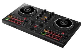 PIONEER DJ DDJ-200 - Smart DJ Controller | Two Jog Wheels | Eight Performance Pads per Deck | Smart phone compatible