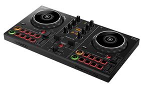 PIONEER DJ DDJ-200 - Smart DJ Controller | Two Jog Wheels | Eight Performance Pads per Deck | Smart phone compatible(Open Box)