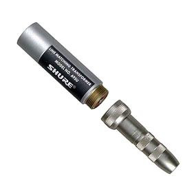 SHURE A95U - Reversible Impedance Line Matching Transformer | In-Line XLR Male to 1/4" Phone (Plug and Jack) Barrel