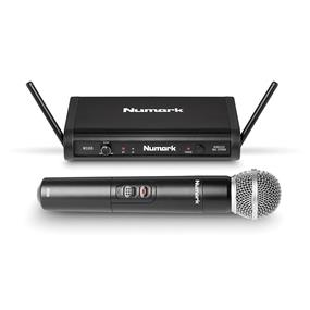 NUMARK WS100 | 24-Bit UHF Digital Wireless Microphone System with 200-ft Range (Wireless Mic, Receiver, Case & 1/4" Cable)