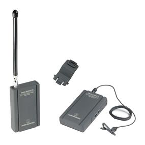 ystème de microphone cravate VHF montable sur caméra AUDIO TECHNICA Pro 88W - T24 (169,505 et 170,305 MHz(Boîte ouverte)