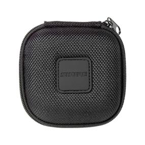 SHURE Storage Pouch for the MX150 Wireless Microphone, Black| Molded Woven Polyester | ZIppered Closure | Mesh Net Under Lid for Windscreen
