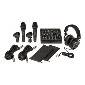 MACKIE Performer bundle with ProFX6v3 effects mixer with USB, two EM-89D dynamic mics and MC-100 headphones