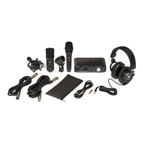 nsemble de production MACKIE avec interface Onyx Producer, microphone dynamique EM89D, microphone à condensateur EM91C et casque MC-100