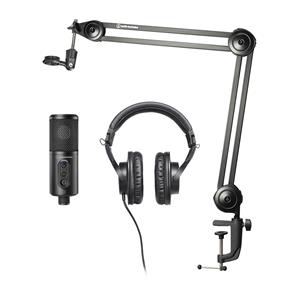AUDIO TECHNICA Content Creator Pack for Podcasting, Streaming, Gaming and Content Creation CREATOR PACK