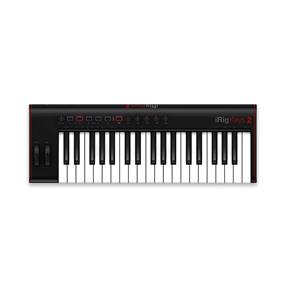 IK MULTIMEDIA iRig Keys 2 Pro Full-Sized 37-Key MIDI Keyboard Controller for iPhone/iPad and Mac/PC, Black(Open Box)