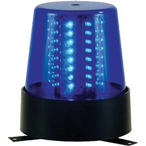 ADJ B6B LED Police Beacon--Blue (120VAC) | Utilizes 56 Blue LEDs | LED Rating: 50,000 Hrs | 7 Rotation Speeds