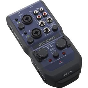 ZOOM U-44 Handy 4-In/4-Out Audio Interface | Record with Mics, Instruments, and More | Fits in the Palm of Your Hand | High-Quality, Low-Noise Preamps | S/PDIF Optical or Coaxial Input