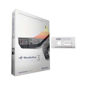 PRESONUS Studio One 3 Professional - Audio and MIDI Recording/Editing Software (USB Media Stick)