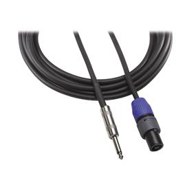 AUDIO TECHNICA AT700 Series Speakon to 1/4" Male Speaker Cable (14-Gauge) - 5'
