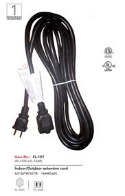 iCAN FL-107 12ft Indoor / Outdoor Extension Cord