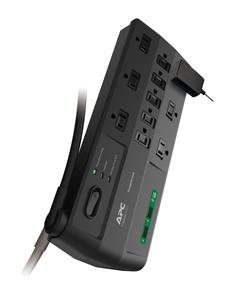 APC P11U2 SurgeArrest 11 Outlets Professional Surge Protector - 2880J 2x USB Charging Ports Black (P11U2) - 8 ft Cord(Open Box)
