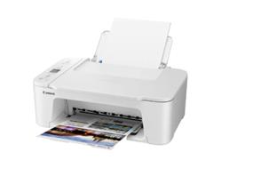 Canon PIXMA TS3720 Wireless 3-in-1 Color Inkjet Printer, White, Print/Scan/Copy, Print Speed 7.7 ppm (Black) / 4.0 ppm (Color), Print Resolution 4800x1200 dpi, 60-sheet Capacity, Borderless Print, Monthly Duty Cycle Up To 1000 Pages, Auto Scan, 1.5" LCD Display, WiFi/USB/WiFi Direct, WIn/Mac/Chromebook/Mobile Print