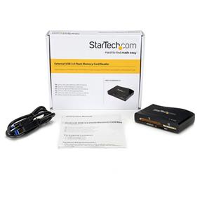 StarTech USB 3.0 Multi Media Flash Memory Card Reader (FCREADHCU3)