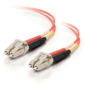 Cables To Go LC-LC 62.5/125 OM1 Duplex Multimode PVC Fiber Optic Cable - Orange 30m (33180)