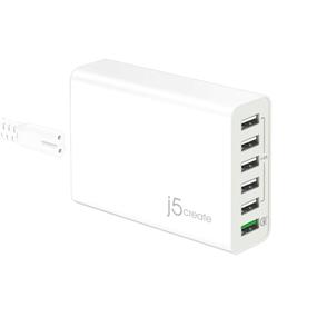 j5create JUP60 58W 6-Port USB Super Charger