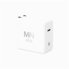 LBT Ultra Fast mini 45W GaN PD Wall Charger - White