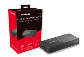 AVerMedia Live Streamer CAP 4K ,Stream with Camera - DSLR Video Capture, Record 4Kp30 uncompressed video, Plug and Play, ePTZ support