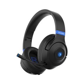 SADES Whisper Wireless Gaming Headset with Retractable Microphone Foldable Earcups-Black(Open Box)
