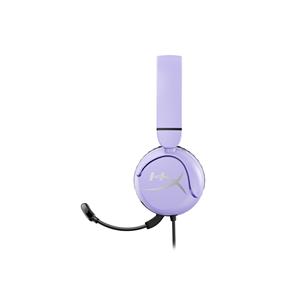 HyperX Cloud Mini – Wired Headset Compatible with PC, Chromebook, Nintendo Switch, PlayStation Controllers, Xbox Controllers, Phones, Laptops, Tablets, Volume levels below 85dB, Immersive Audio, Tuck-away Boom Mic, Connectivity: 3.5mm Jack, Color: Lavender