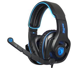 SADES Hammer 7.1 Simulated Surround Sound PC PRO GAMING HEADSET with Microphone,Cool LED Lights