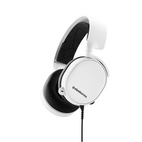 SteelSeries Arctis 3 All-Platform Gaming Headset, White (61506)  | for PC, PlayStation 4, Xbox One, Nintendo Switch, VR, Android and iOS