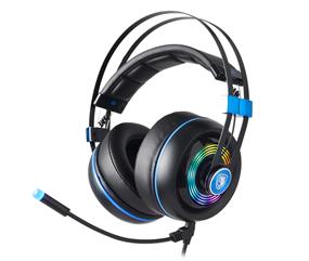SADES Armor Gaming Audio Headset, Black/Blue (SA-918)