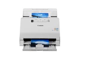 Canon imageFORMULA RS40 Photo and Document Scanner, Feeder Capacity Up to 60 sheets/ Up to 40 photos, Scanning Speed, Photos: Up to 30 ppm, Documents: Up to 40 ppm, Optical resolution Up to 600 dpi, Win/Mac