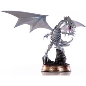 First4Figures YuGiOh: Blue Eyes White Dragon (White Edition) | 14" Highly Detailed PVC Statue (Dark Horse)
