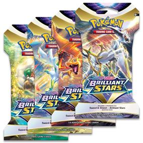 Pokémon TCG: Sword & Shield - BRILLIANT STARS Sleeved Booster Pack (Pokemon Trading Cards Game)