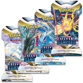 Pokémon TCG: Sword & Shield - SILVER TEMPEST Sleeved Booster Pack (Pokemon Trading Cards Game)