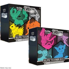 Pokémon TCG: Sword & Shield - EVOLVING SKIES Elite Trainer Box (Styles may vary) (Pokemon Trading Cards Game)