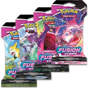 Pokémon TCG: Sword & Shield - FUSION STRIKE Sleeved Booster Pack (Pokemon Trading Cards Game)