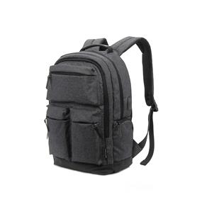 KINGSLONG 15.6" Laptop Backpack with USB Port for Travel Gaming Motorcycle Outdoor, Black (KLB180811BK)