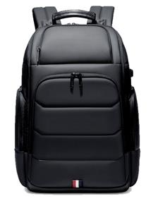 KINGSLONG 15.6" Laptop Backpack with USB Charging Port, Black (KLB190918)