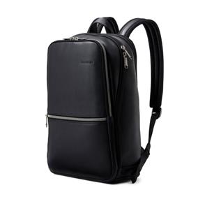 SAMSONITE Classic Leather 14.1" Slim Backpack, Black