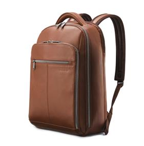 SAMSONITE Classic Leather 15.6" Backpack, Cognac