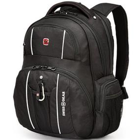 Swiss Gear 17.3" Computer Backpack With USB Port, Black (SWA9960A-009)