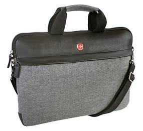 Swiss Gear 15.6" Laptop Briefcase, Grey(Open Box)