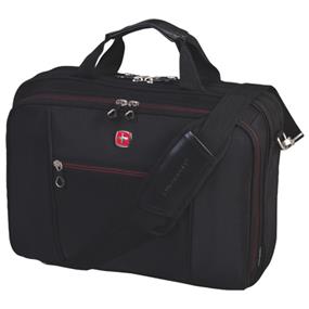 Swiss Gear Deluxe 15.6" Laptop Briefcase, Black