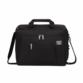 ROOTS 15.6" Laptop bag w/ RFID, Tablet Pocket, Integrated Combination Lock, Black (RTS3405 009)(Open Box)